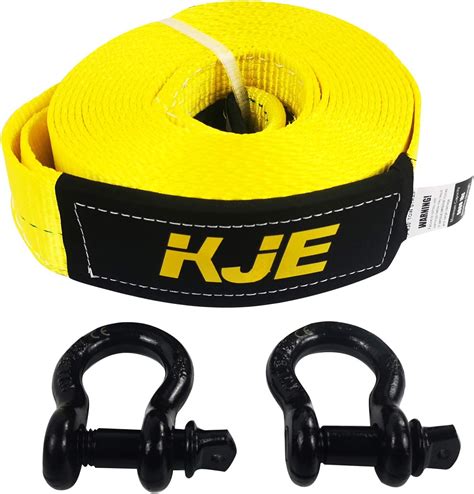 tow strap with shackle